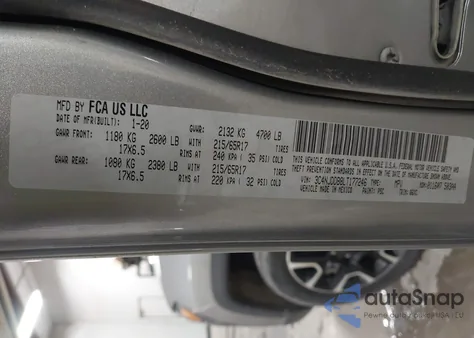 2020 Jeep Compass Trailhawk 4X4 z USA, uszkodzony, nr VIN 3C4NJDDB8LT177246